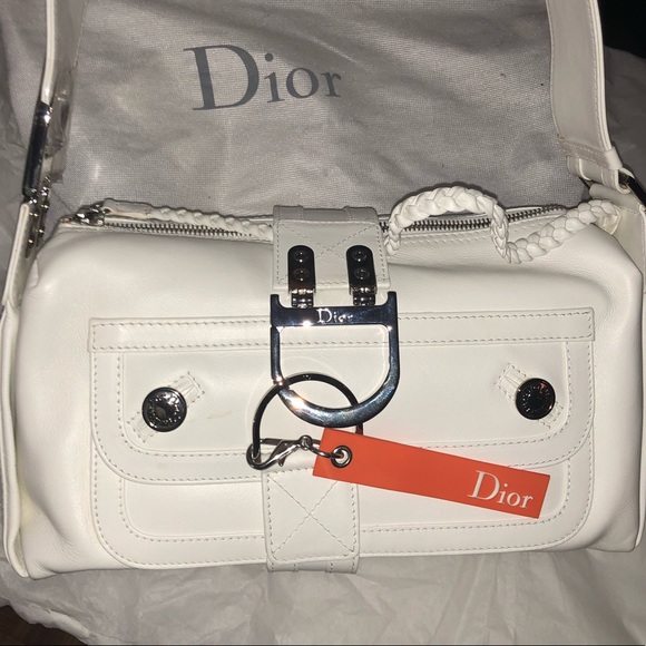 Dior leather Flight Shoulder Bag - Picture 1 of 8